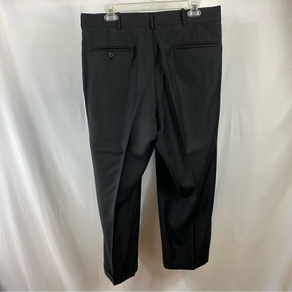 Men’s pinstripe custom tailored dress pants - Picture 1 of 8